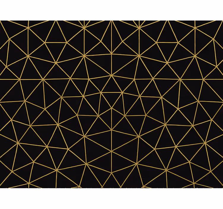 Moderná roleta geometrická sieť zlatá polnoc - Tenstickers