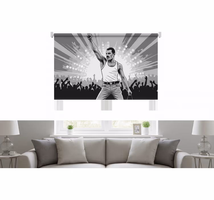 Roleta do obývačky freddie na wembley - Tenstickers