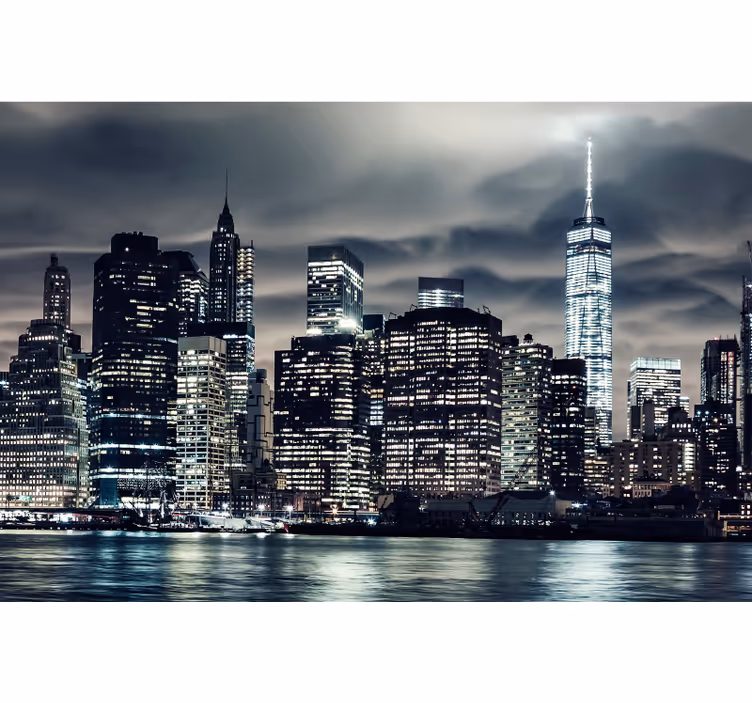 Roleta do obývačky new york v noci - Tenstickers