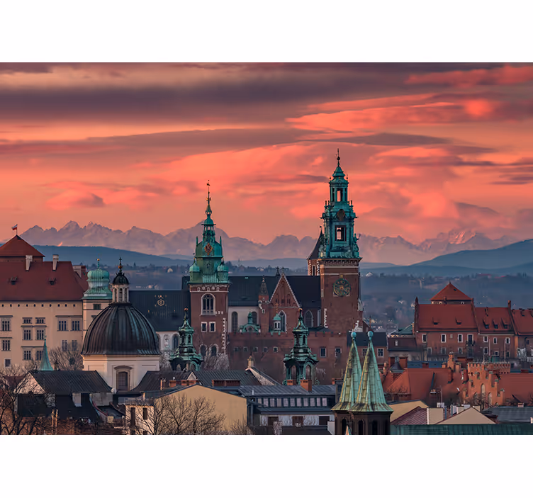 Roleta do obývačky krakow s výhľadom na tatry - Tenstickers