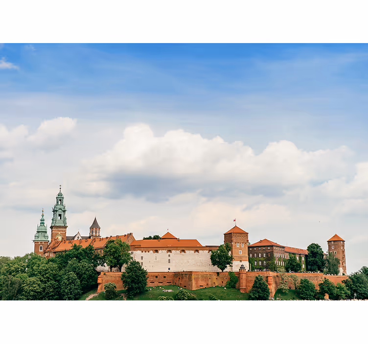 Roleta do obývačky kráľovský hrad v krakove - Tenstickers