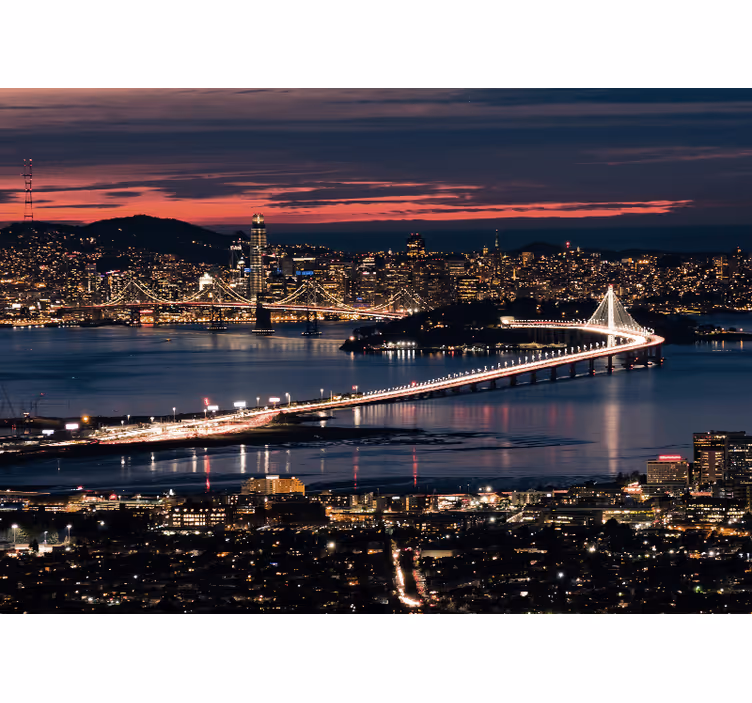 Roleta do obývačky san francisco večer - Tenstickers