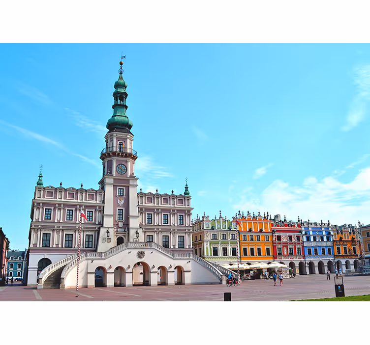 Roleta do obývačky mesto zamość - Tenstickers