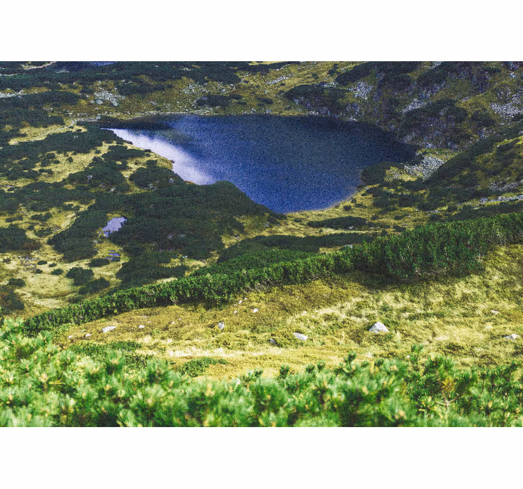 Roleta do obývačky zelené poľské tatry - Tenstickers