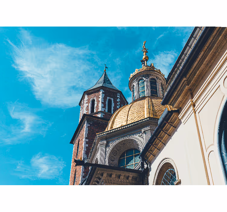 Roleta do obývačky pohľad na wawel - Tenstickers