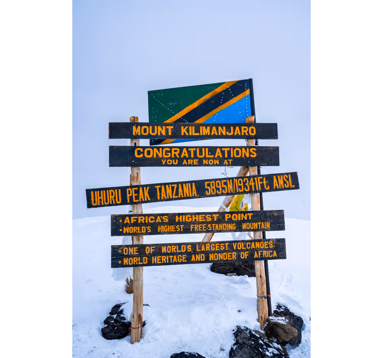 Roleta do obývačky kilimanjaro znak - Tenstickers