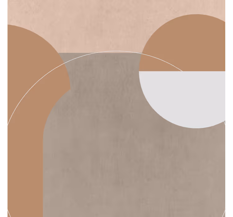 Roleta do obývačky v nepravidelnom geometrickom štýle - Tenstickers