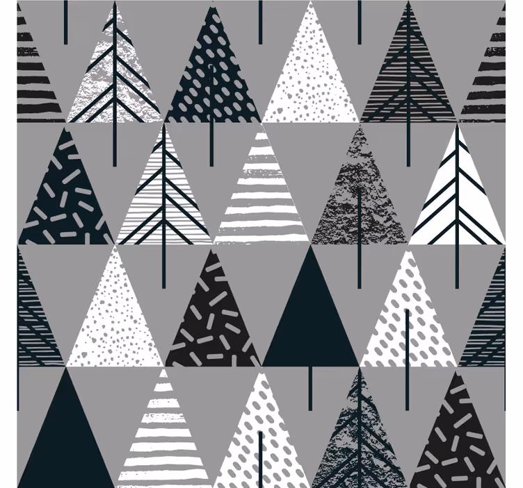 Roleta do obývačky minimalistické stromy severský štýl - Tenstickers