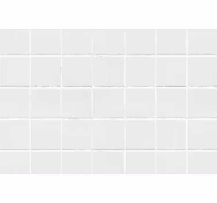 Biela roleta jednoduché dlaždice - Tenstickers