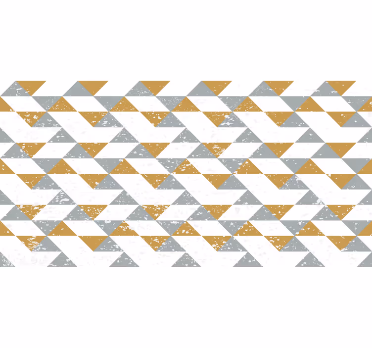 Biela roleta s geometrickým grunge vzorom - Tenstickers