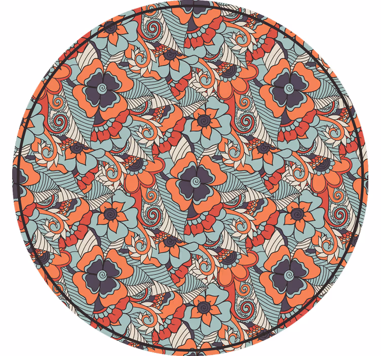 Roleta do izby kvetinový paisley - Tenstickers