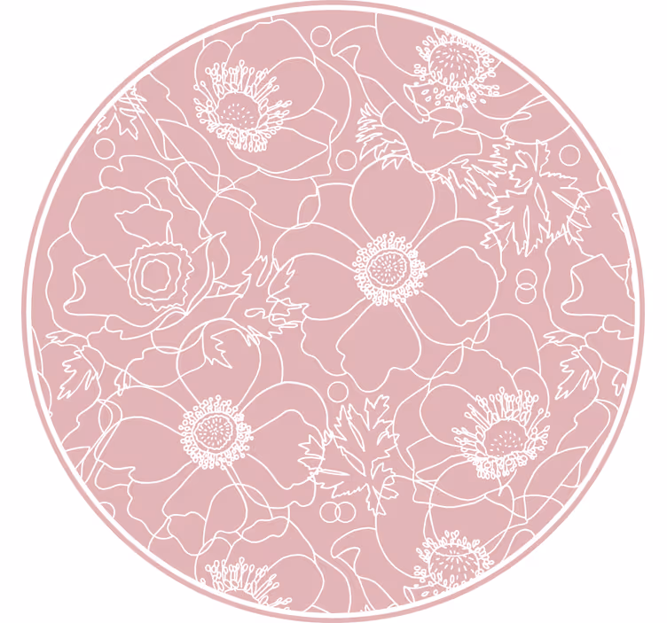 Roleta do izby elegantný ružový obraz - Tenstickers