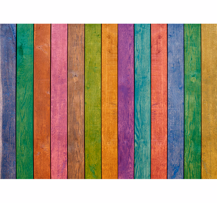 Roleta do izby s dreveným multicolor vzorom - Tenstickers