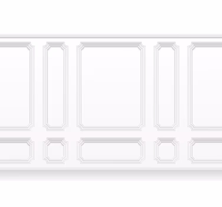 Biela roleta klasické štvorce - Tenstickers