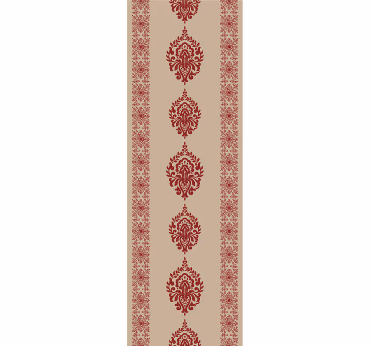 Roleta vintage elegantné červené vzory - Tenstickers