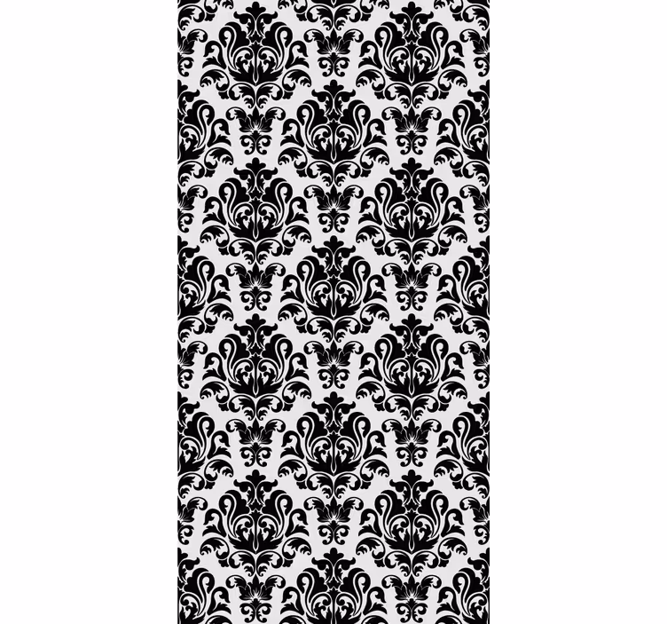 Roleta vintage elegantný monochromatický vzor - Tenstickers