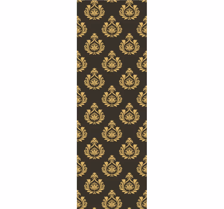 Roleta vintage s bohatým rastlinným motívom - Tenstickers