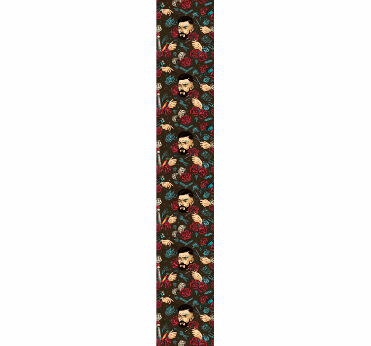 Roleta vintage barberská vintage - Tenstickers