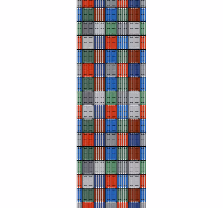 Roleta vintage tmavé kovové boxy - Tenstickers