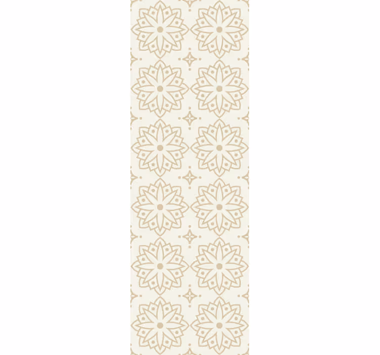 Roleta vintage krémový mandala vzor - Tenstickers