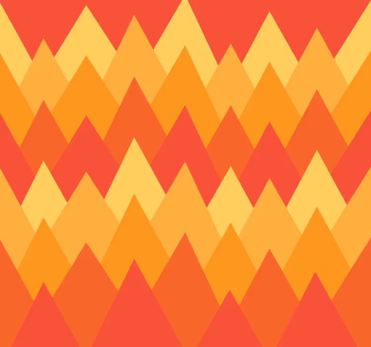 Roleta vintage geometrické abstraktné hory - Tenstickers