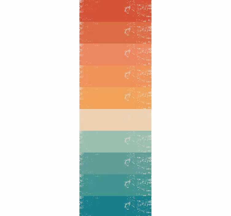 Roleta vintage retro pruhovaná dúha - Tenstickers