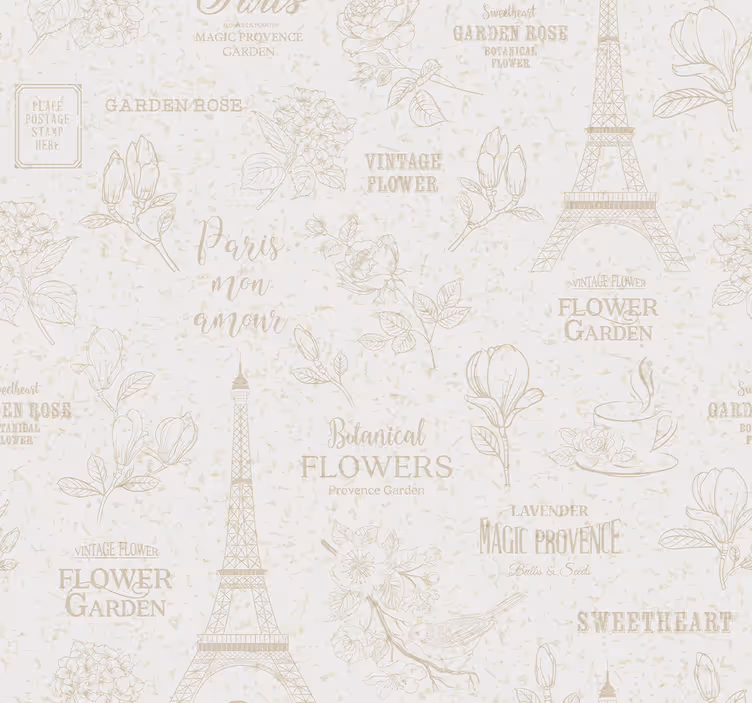Roleta vintage v parížskom štýle - Tenstickers