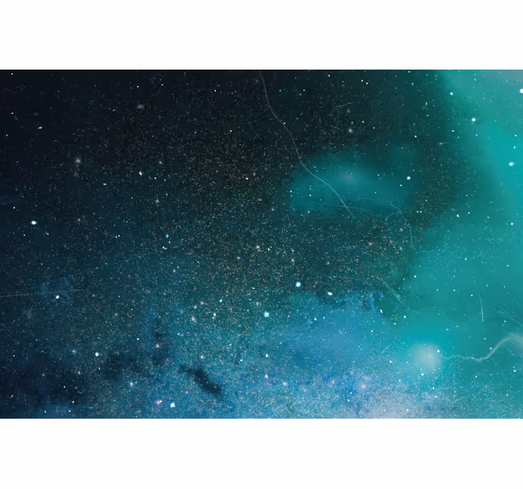 Roleta do obývačky modrozelený meteorický dážď - Tenstickers
