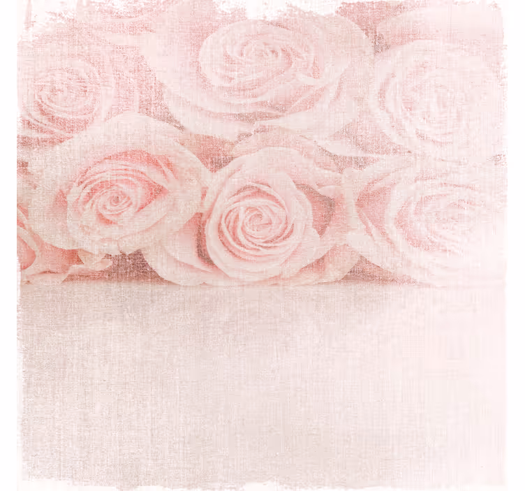 Roleta do obývačky svetloružové ruže v shabby chic štýle - Tenstickers