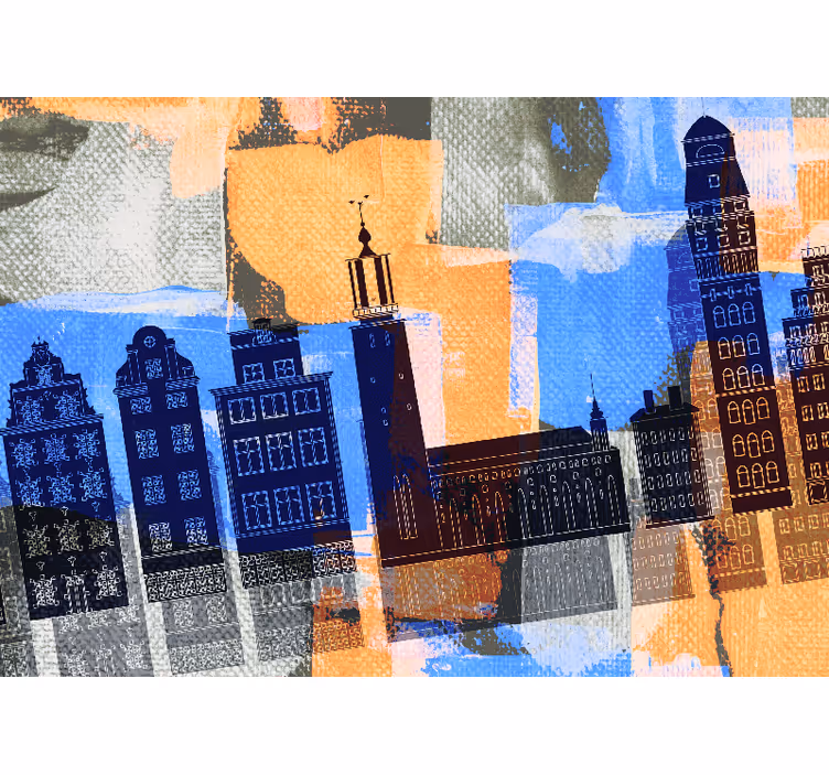 Roleta do obývačky mesto stockholm - Tenstickers