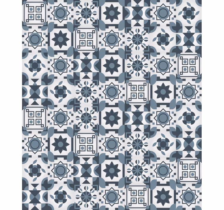 Roleta do izby s geometrickým dlaždicovým vzorom - Tenstickers