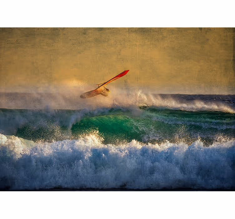 Roleta do izby vlny windsurfingu - Tenstickers