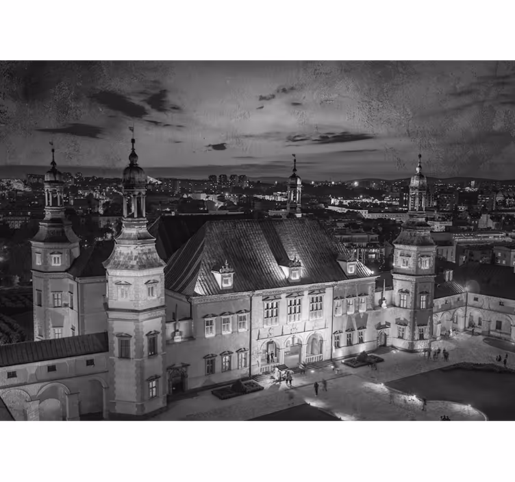 Roleta do izby kielce v noci - Tenstickers