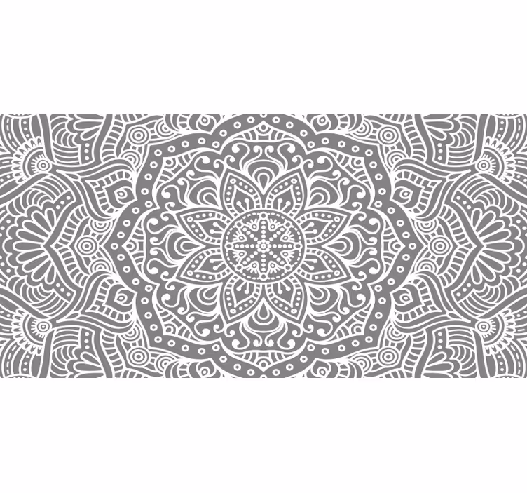 Sivá roleta elegantná mandala - Tenstickers