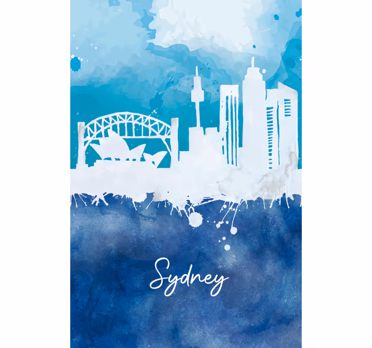 Roleta do obývačky sydney akvarel - Tenstickers