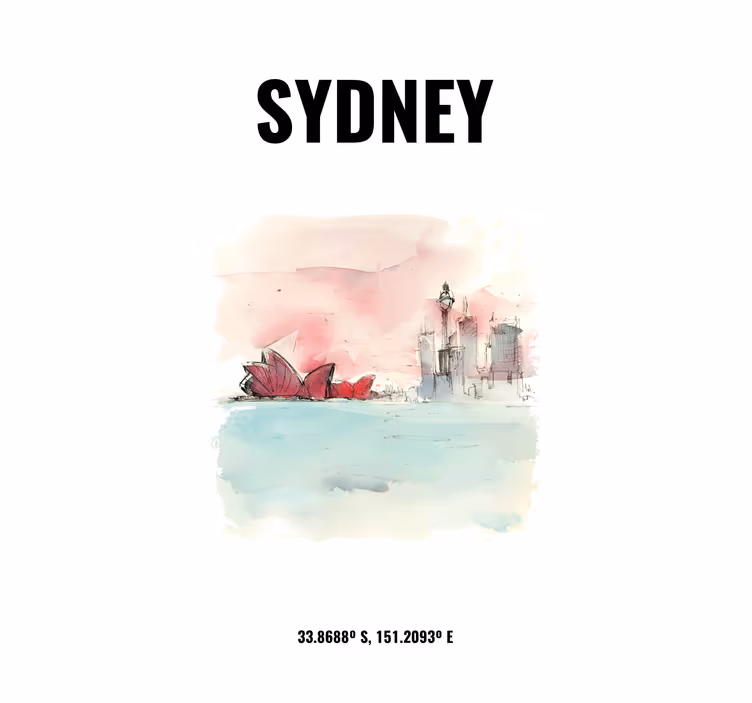 Roleta do obývačky sydney súradnice - Tenstickers