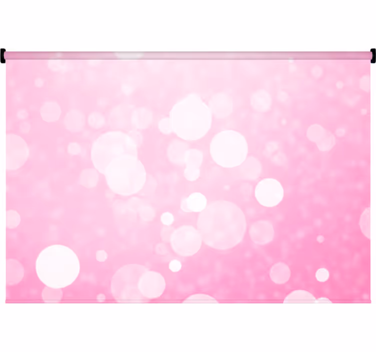 Roleta do izby s ružovými bokeh svetlami - Tenstickers