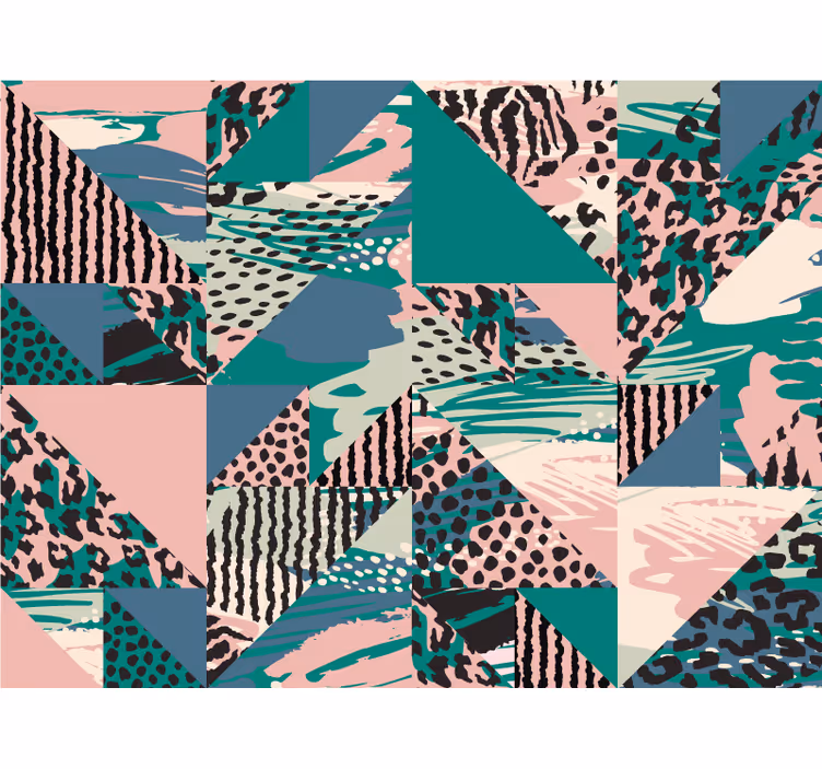 Roleta do izby s etnickými leopardími dlaždicami - Tenstickers