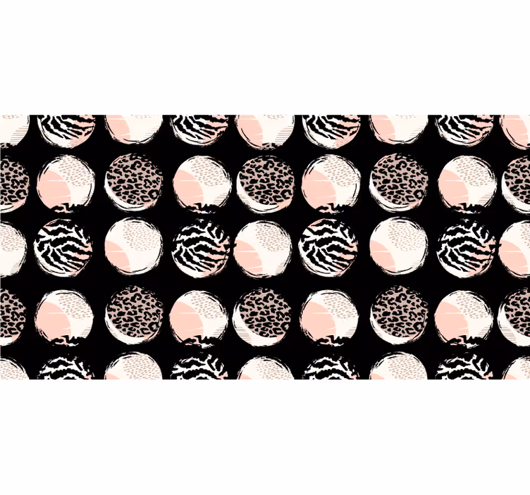 Roleta do izby s abstraktným geometrickým leopardím vzorom - Tenstickers