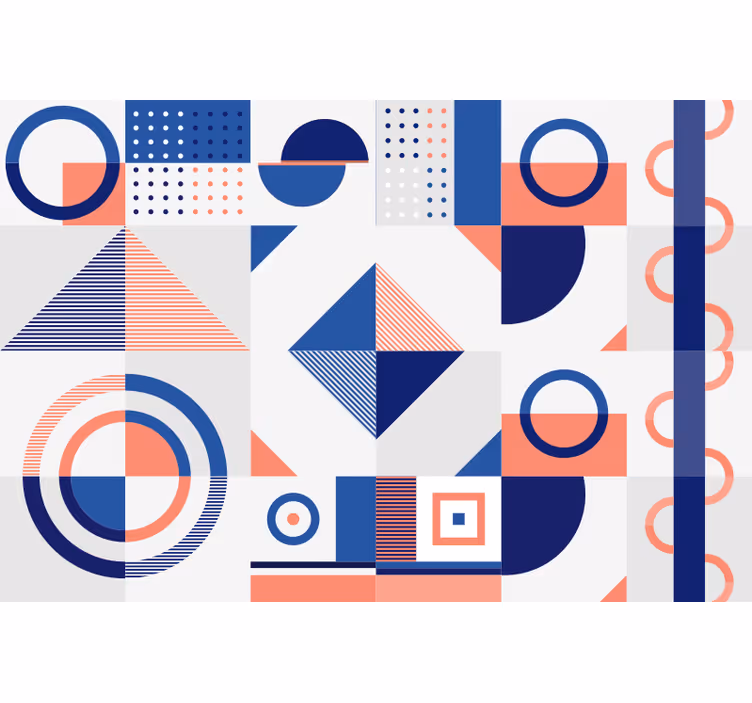 Roleta do izby so škandinávskym geometrickým vzorom - Tenstickers