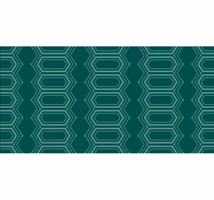 Roleta do izby s geometrickým zeleným kruhovým vzorom - Tenstickers