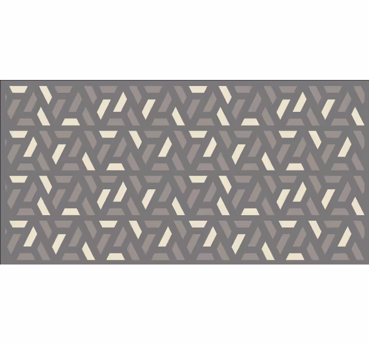 Roleta do izby s geometrickým šedým trojuholníkovým vzorom - Tenstickers
