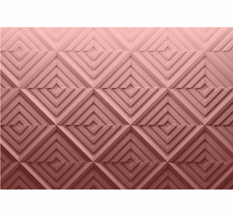 Roleta do izby v ružovej 3d geometrickej abstrakcii - Tenstickers