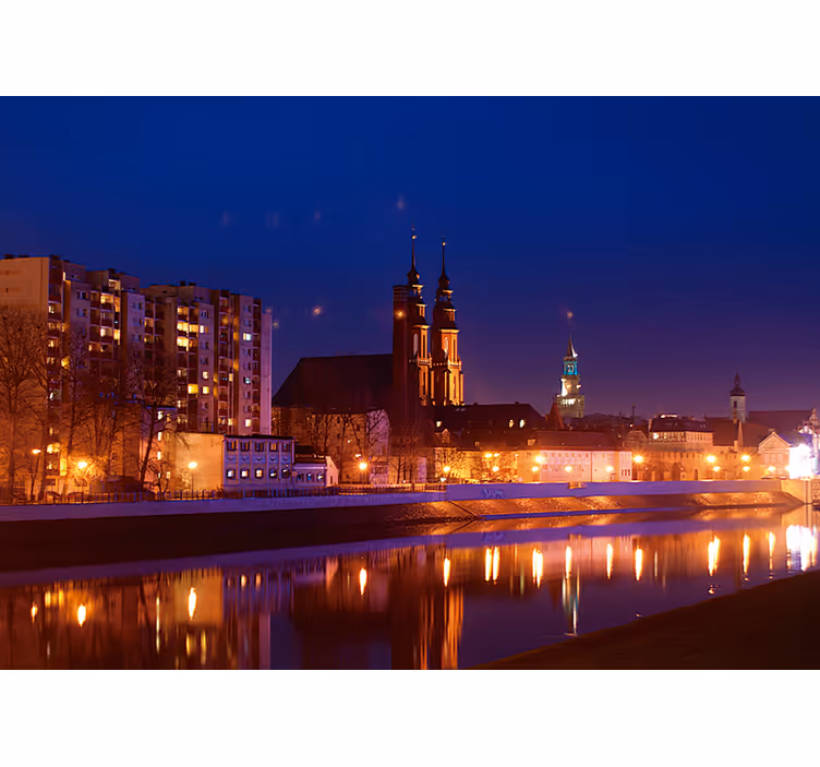 Roleta do izby opole po západe slnka - Tenstickers