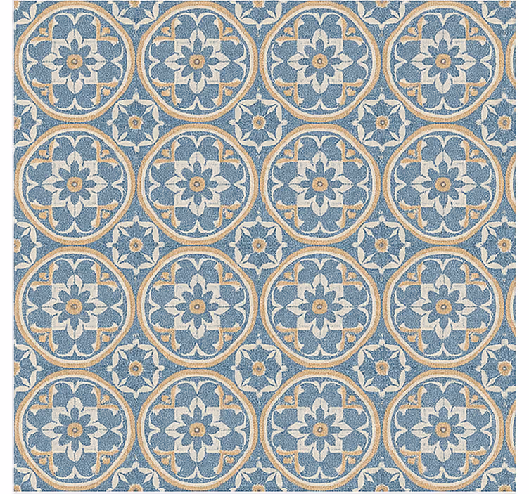Roleta do obývačky v azulejo štýle - Tenstickers