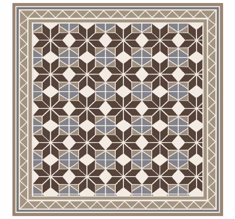 Roleta do obývačky s rustikálnym vzorom hviezdy - Tenstickers