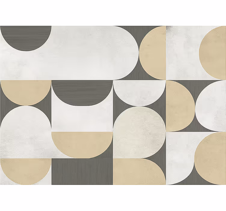 Roleta do obývačky abstraktná geometria - Tenstickers