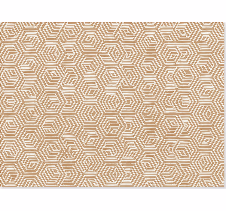 Roleta do obývačky béžové abstraktné ornamenty - Tenstickers