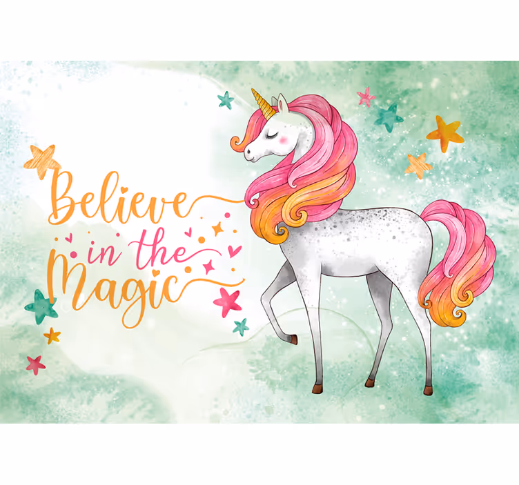 Roleta do detskej izby si zaslúži magického jednorožca - Tenstickers