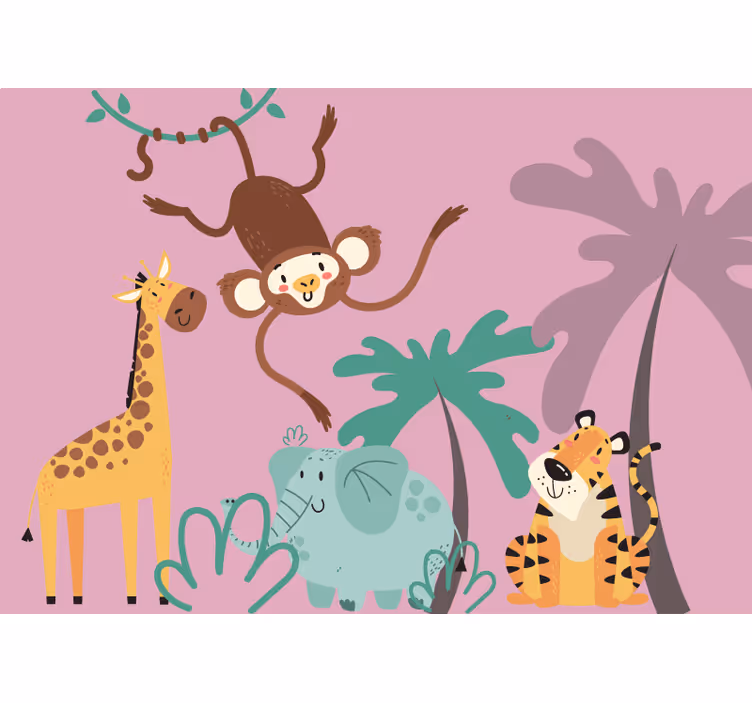 Roleta do detskej izby v boho džungli - Tenstickers